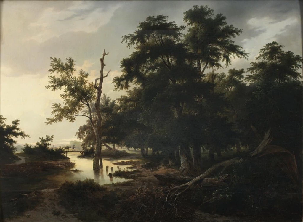 Paesaggio con fiume - Osterreichische Galerie Belvedere, Altamann Anton